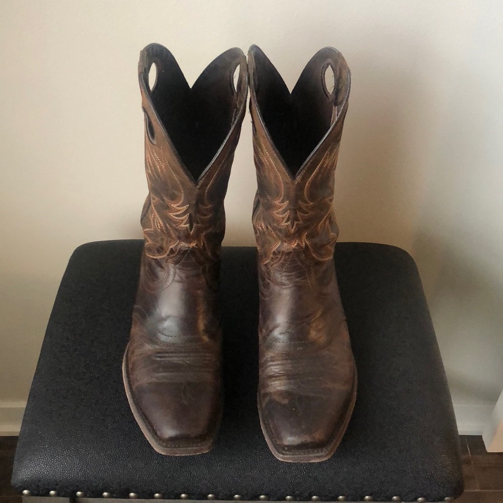 Mens Brown Ariat Boots Size 9D